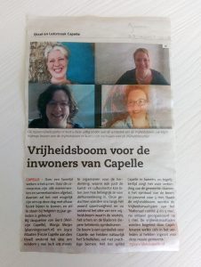 75 jaar vrijheid Capelle artikel in IJssel en Lekstreek