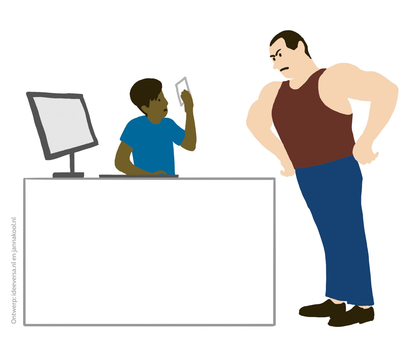 Illustraties-voor-de-rapportage-van-online-bijeenkomsten_Aanspreken-moeilijk