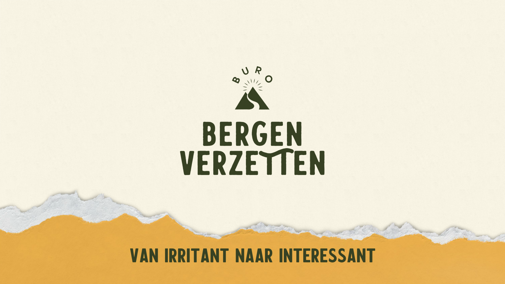 Buro Bergen Verzetten - duurzame en complexe veranderingen verbeelden - Ilse van den Bergh en Janna Kool